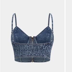 Stylish Denim Blue Camisole Top